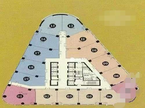 不夜城苏河1号104平米写字楼出租