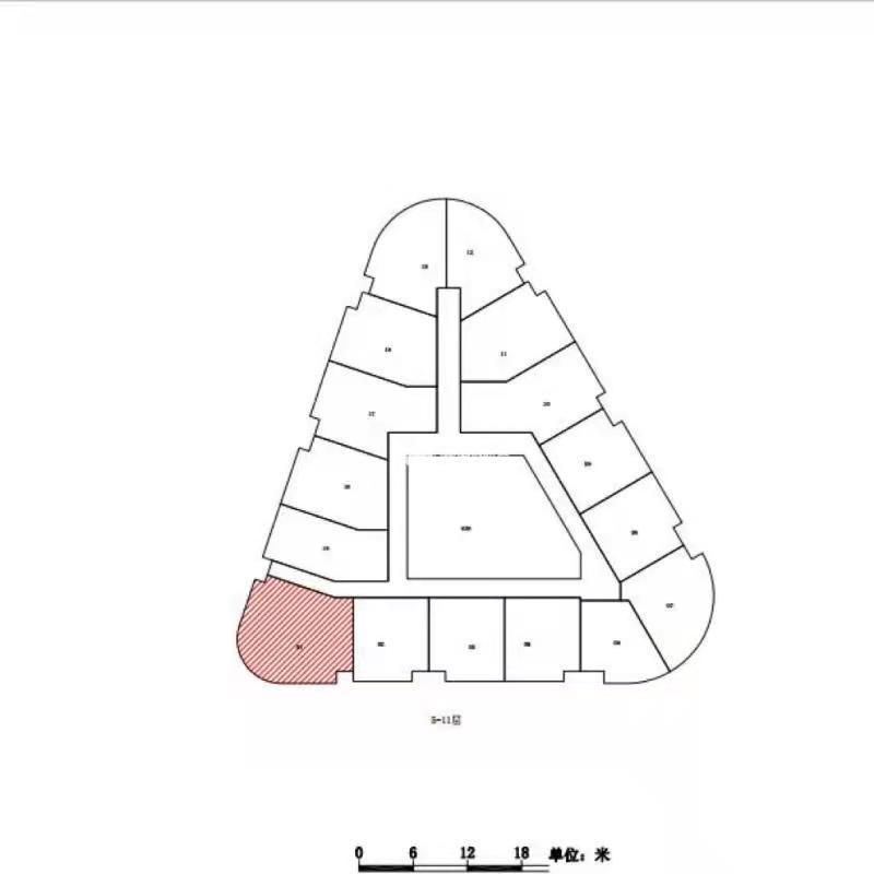 不夜城苏河1号151平米写字楼出租