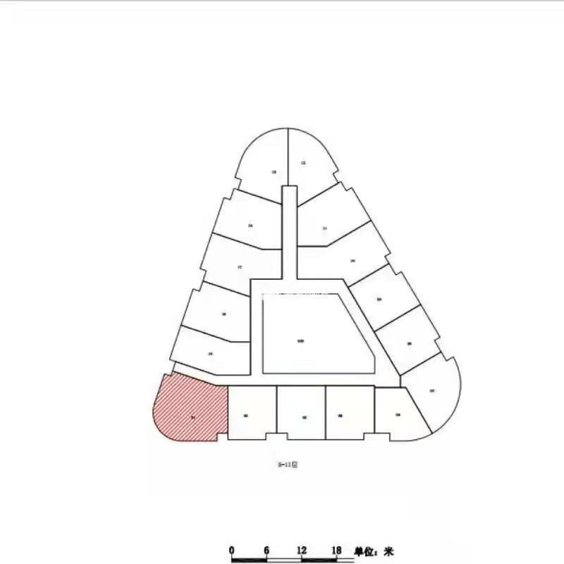 不夜城苏河1号223平米写字楼出租