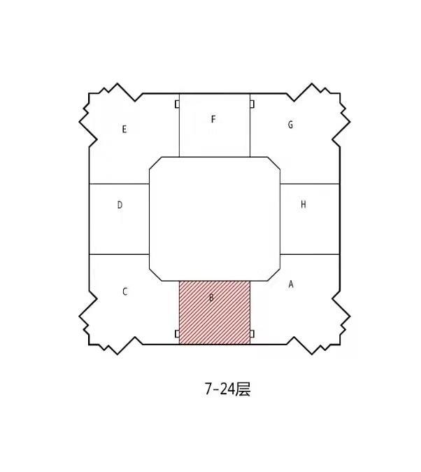 潍坊钱江大厦132平米写字楼出租