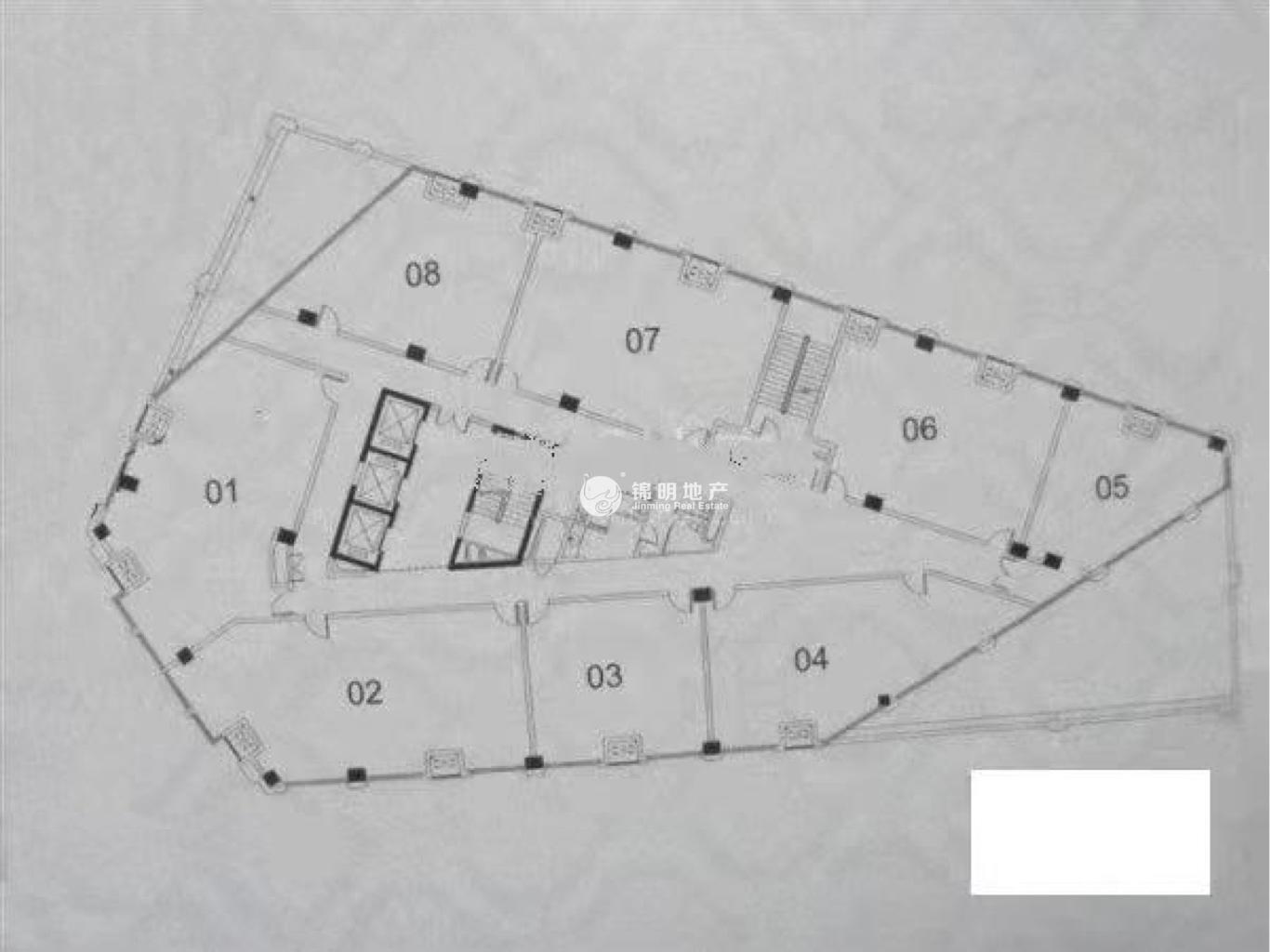 四川北路海伦国际大厦106平米写字楼出租