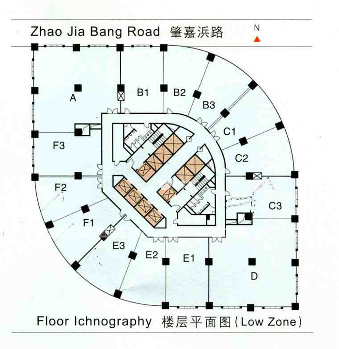 徐家汇均瑶国际广场129平米写字楼出租