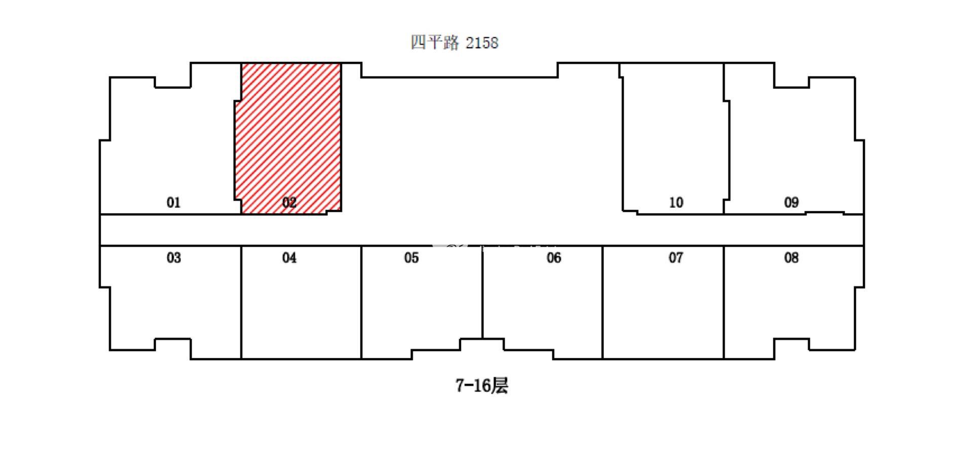五角场富庆国定大厦90平米写字楼出租