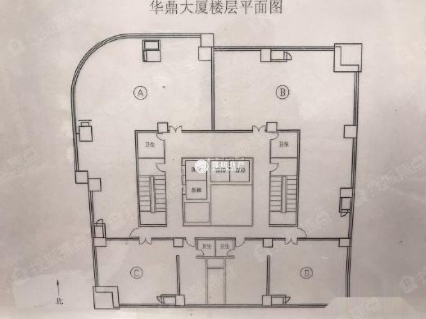 万体馆华鼎大厦161平米写字楼出租