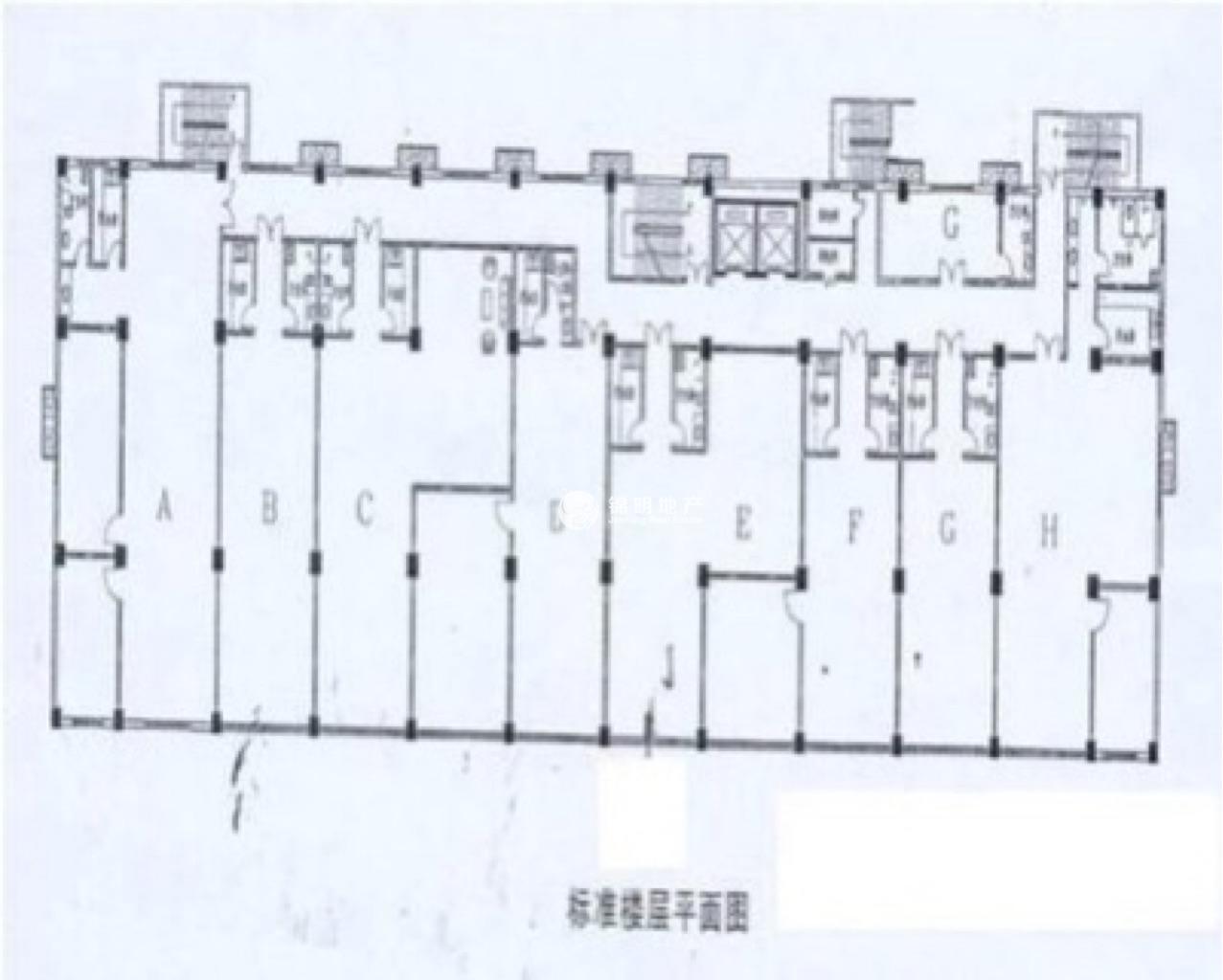 中山公园凯阳大厦120平米写字楼出租