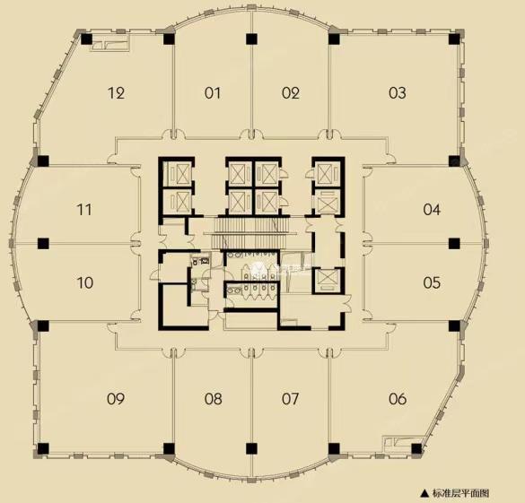 万体馆光启城211平米写字楼出租