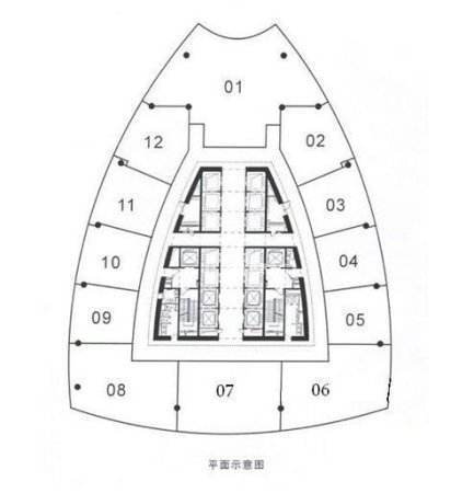 陆家嘴中融碧玉蓝天大厦121平米写字楼出租