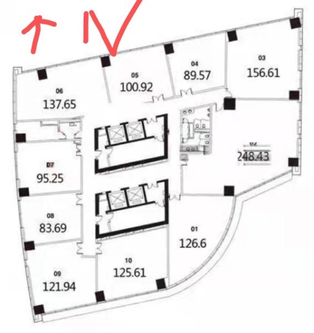 静安寺静安中华大厦248平米写字楼出租