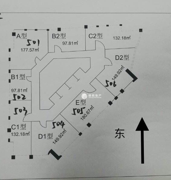 南京西路石油天然气大厦210平米写字楼出租