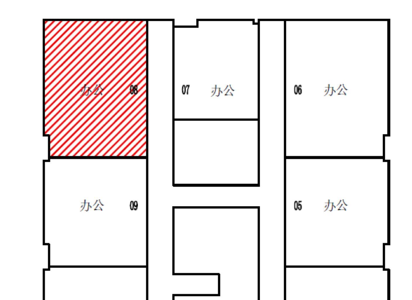 五角场五角丰达商务广场143平米写字楼出租
