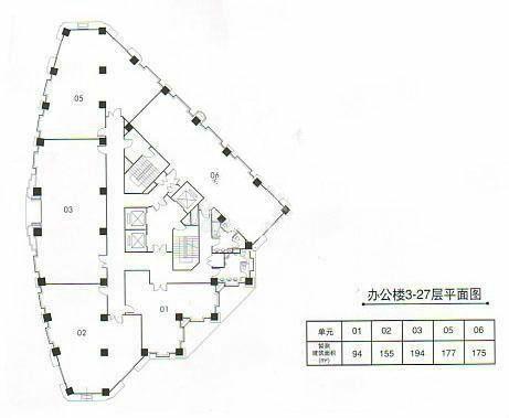 虹桥现代广场174平米写字楼出租