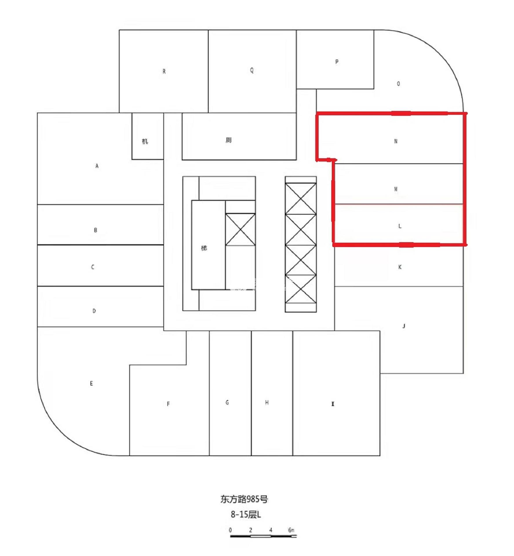 潍坊一百杉杉大厦109平米写字楼出租