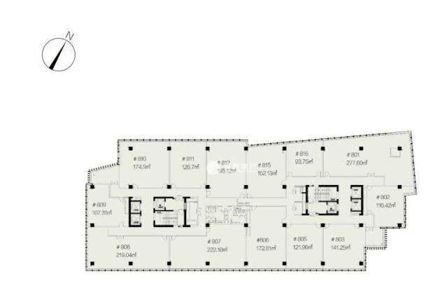 金虹桥龙湖虹桥天街347平米写字楼出租