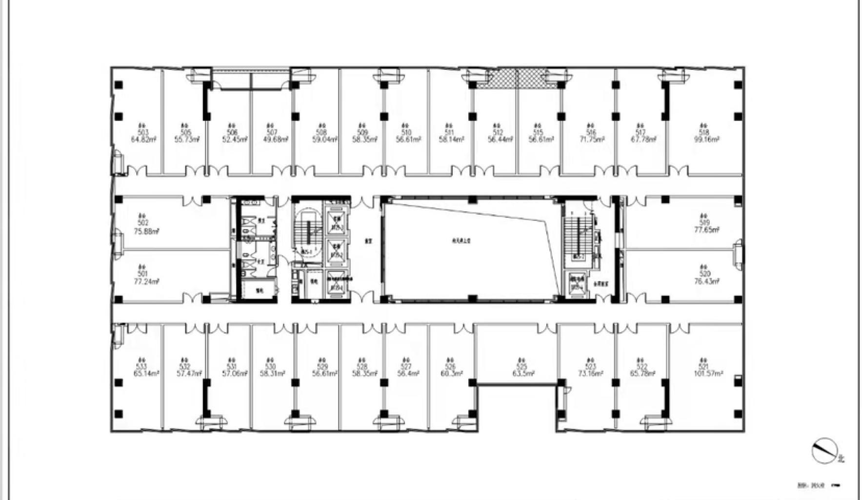 七宝万科七宝国际58平米写字楼出租