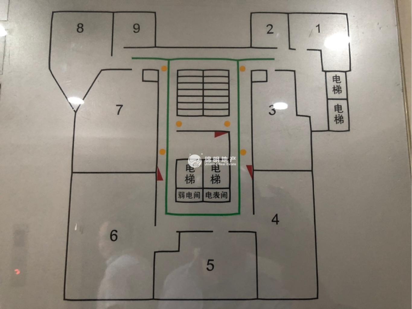 老西门万事利大厦85平米写字楼出租