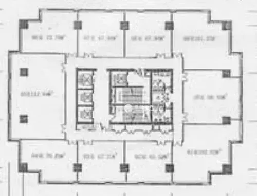 五角场蓝天大厦432平米写字楼出租