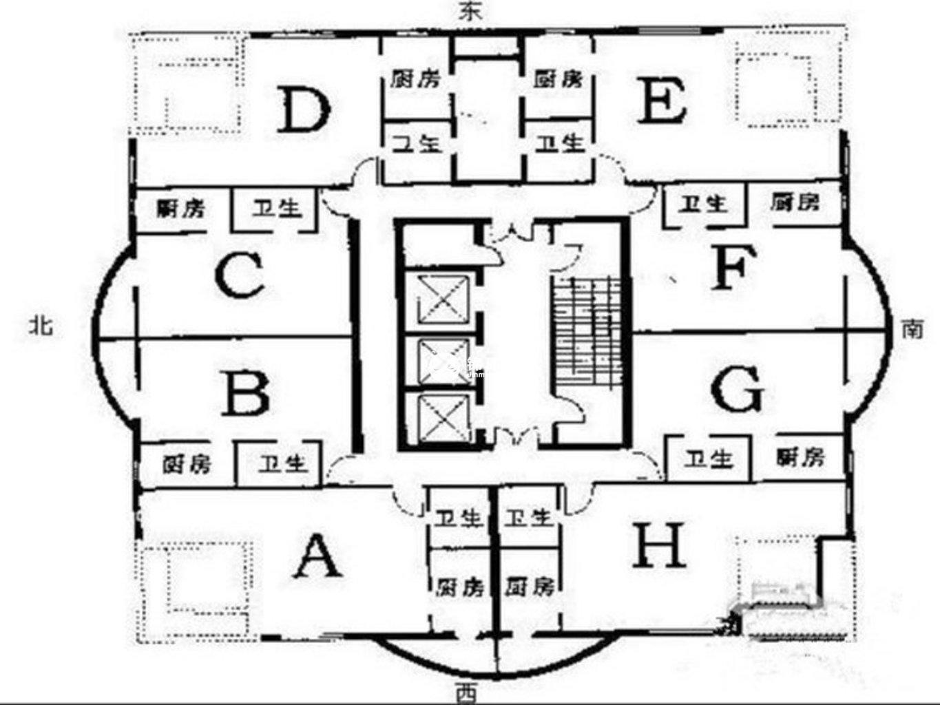 田林环线广场95平米写字楼出租
