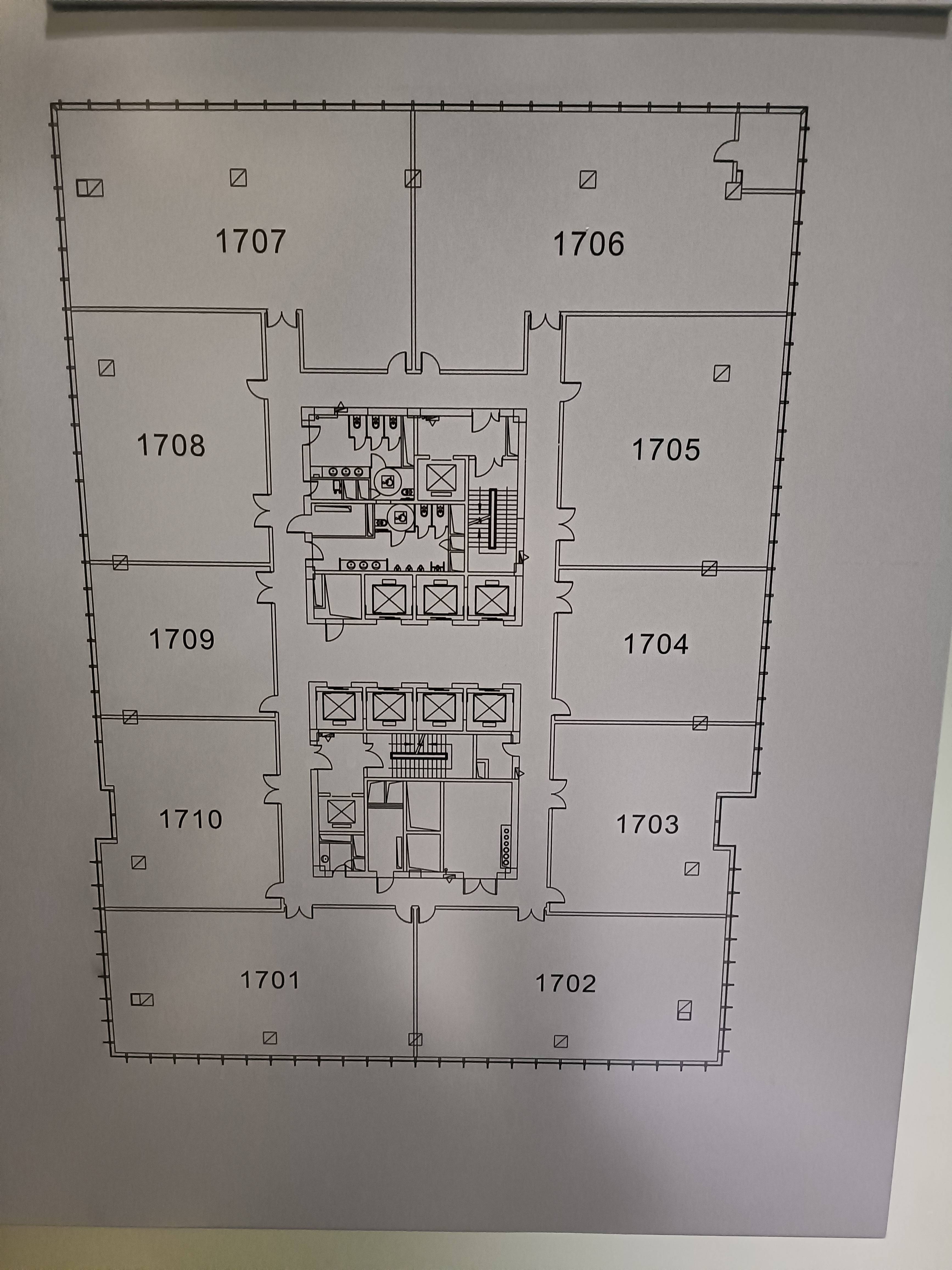 龙华上海绿地中心一期270平米写字楼出租