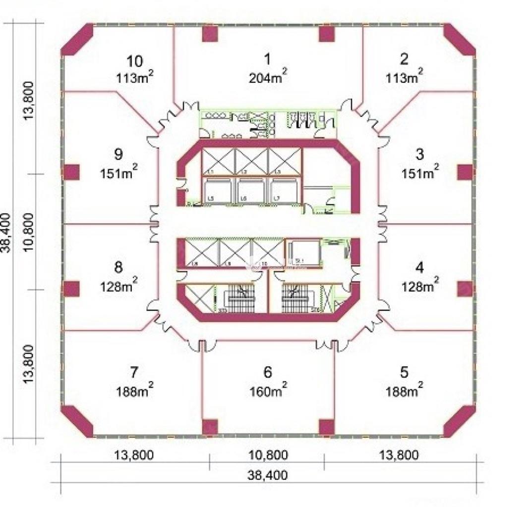 不夜城嘉里不夜城316平米写字楼出租