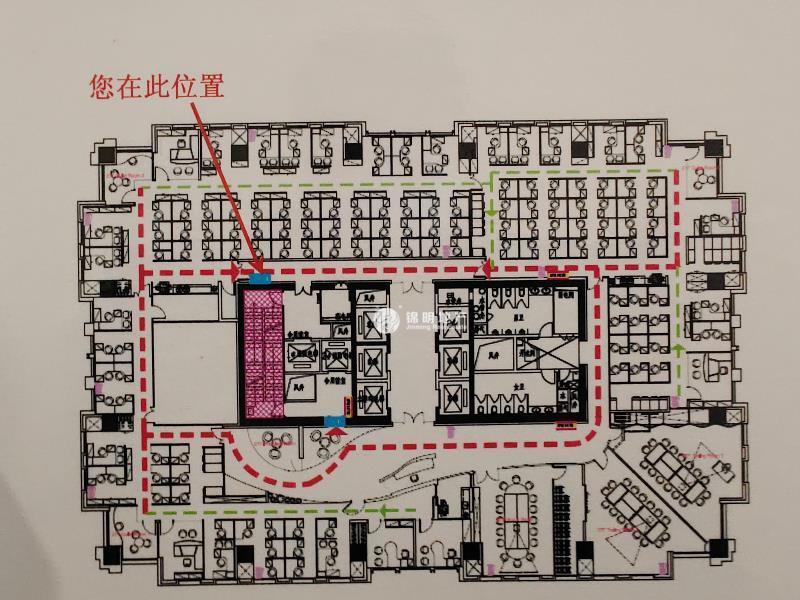 虹桥中山万博国际中心302平米写字楼出租
