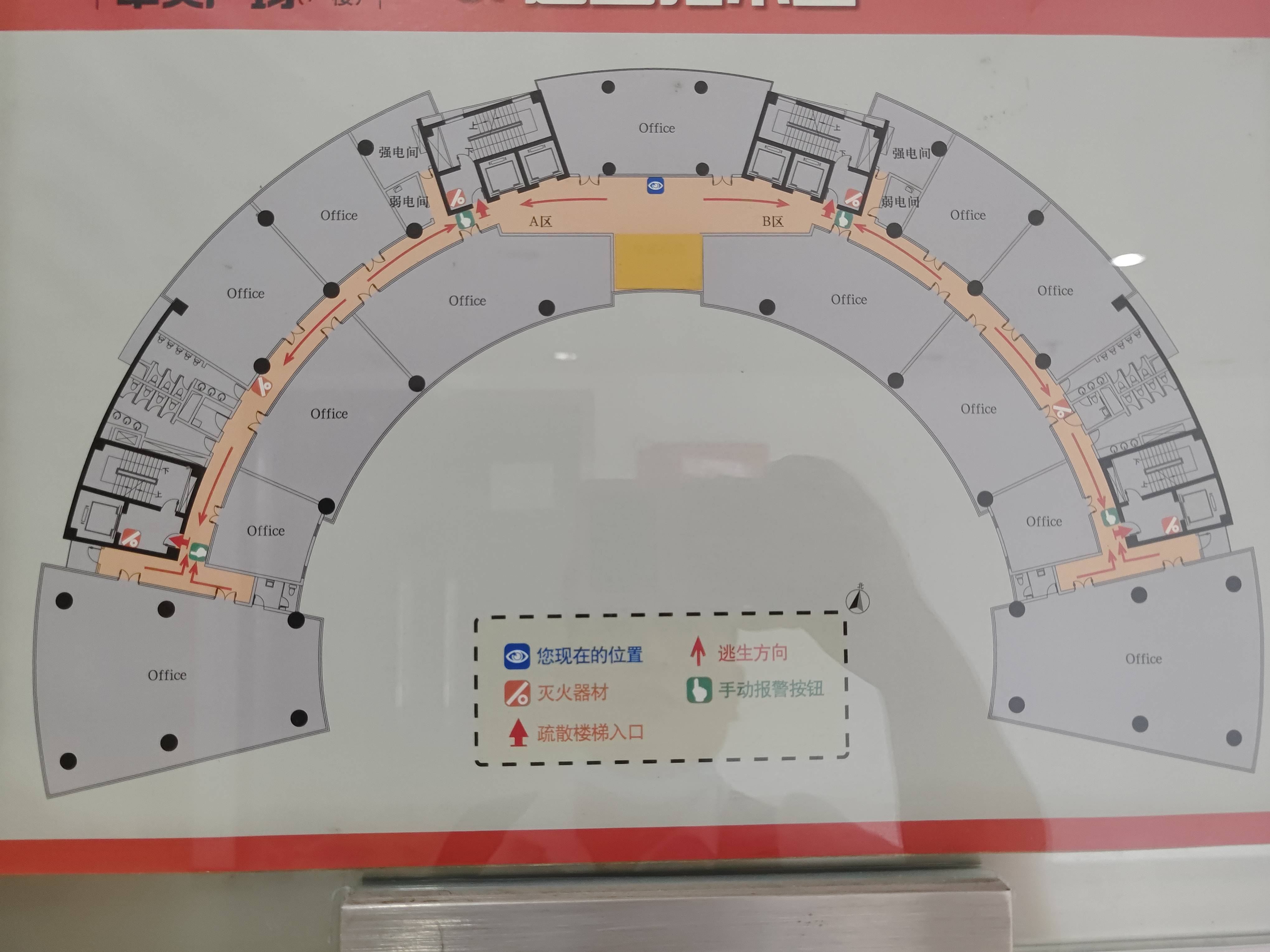 长征绿洲中环中心131平米写字楼出租