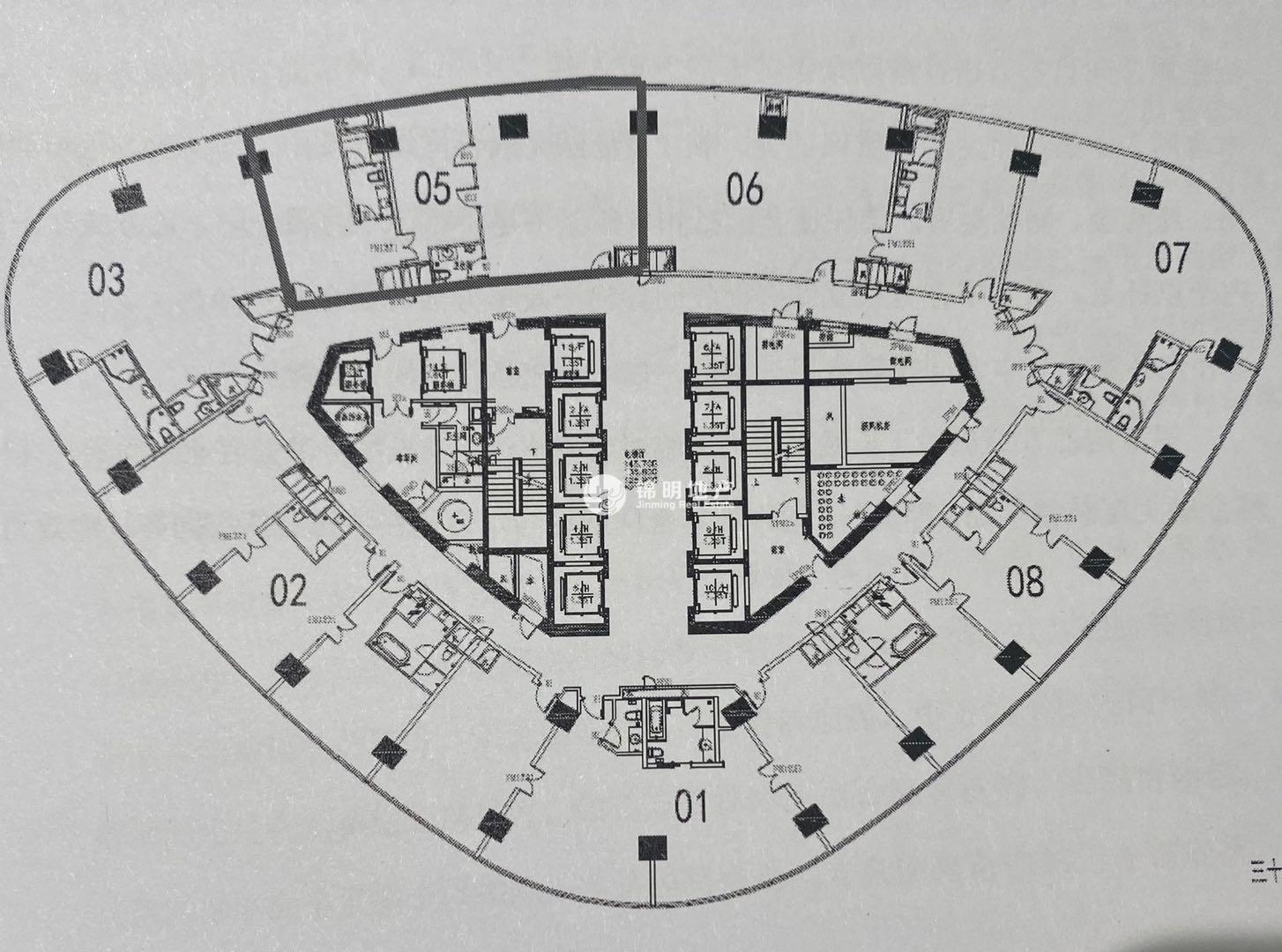 打浦桥中港汇黄浦135平米写字楼出租