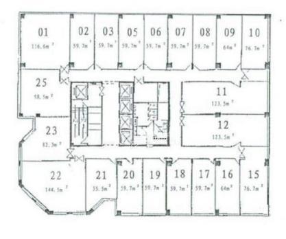 陆家嘴斯米克大厦61平米写字楼出租