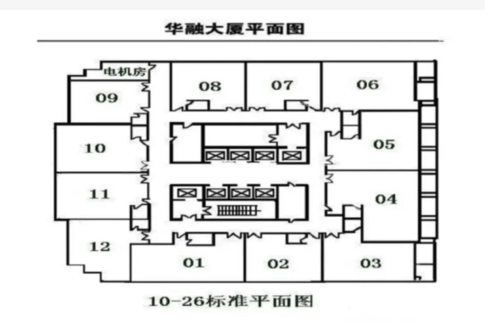 陆家嘴华融大厦1383平米写字楼出租