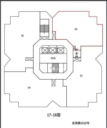 中山公园银统大厦360平米写字楼出租