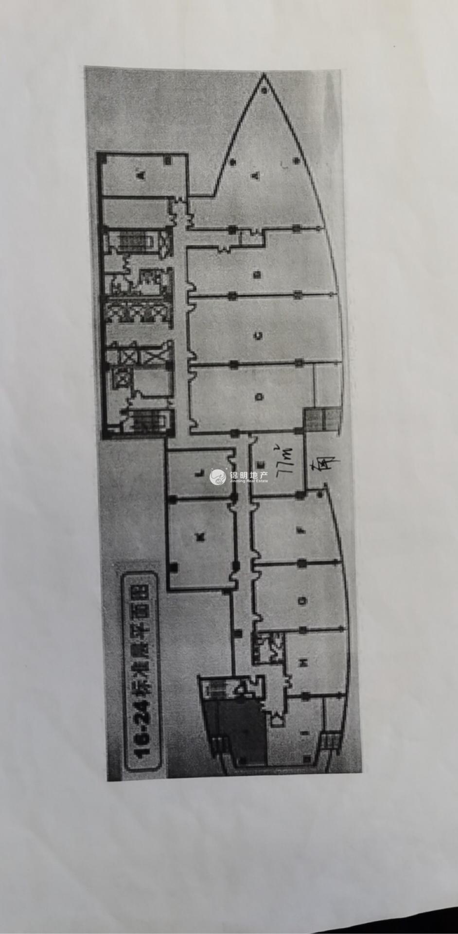 不夜城上海现代交通商务大厦130平米写字楼出租