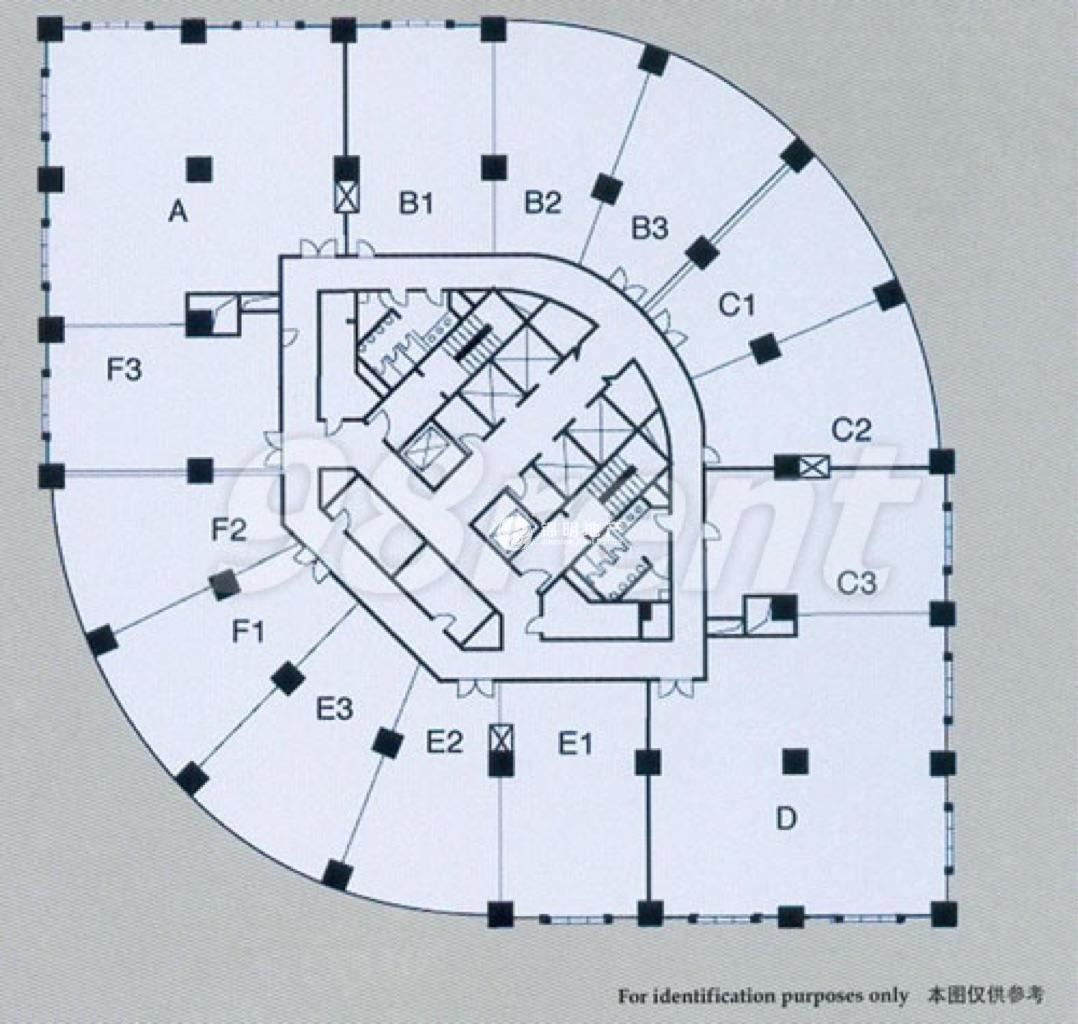 徐家汇均瑶国际广场148平米写字楼出租