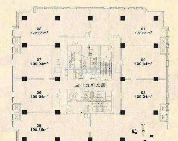 源深巨洋大厦283平米写字楼出租