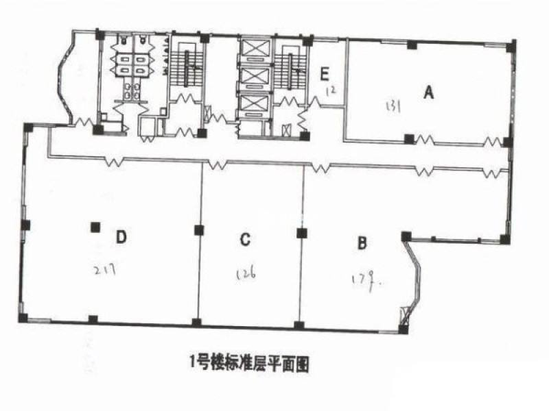 静安寺永兴商务楼330平米写字楼出租