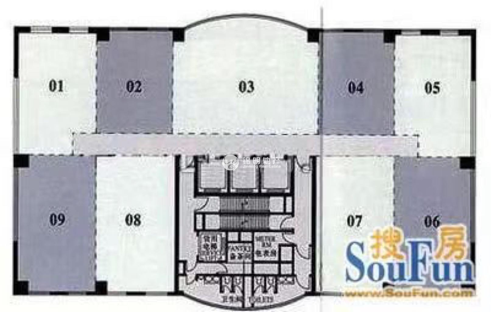 临平路上海商贸大厦200平米写字楼出租