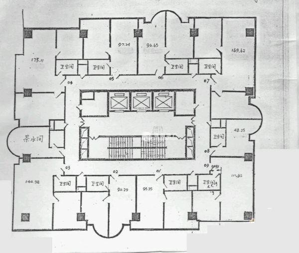 南京东路上海物资大厦90平米写字楼出租