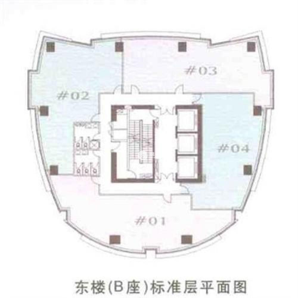 陆家嘴裕景国际大厦153平米写字楼出租