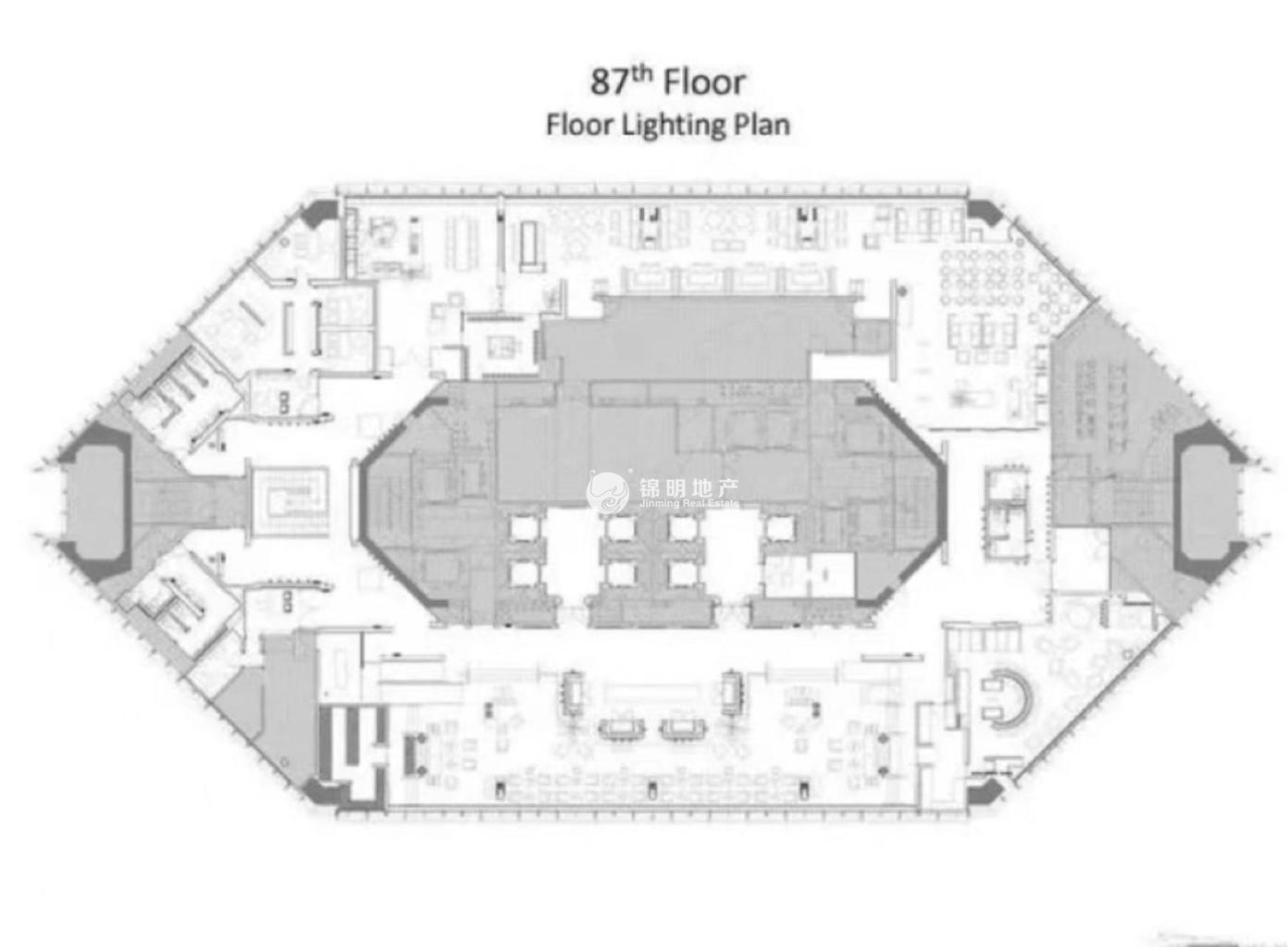 陆家嘴上海环球金融中心650平米写字楼出租