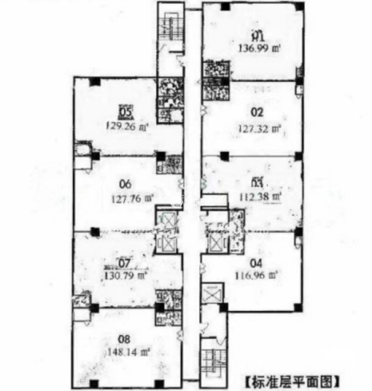 武宁杰地大厦105平米写字楼出租