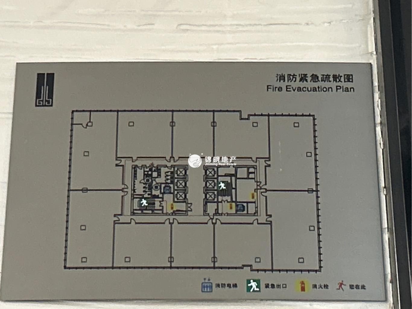 龙华上海绿地中心一期139平米写字楼出租