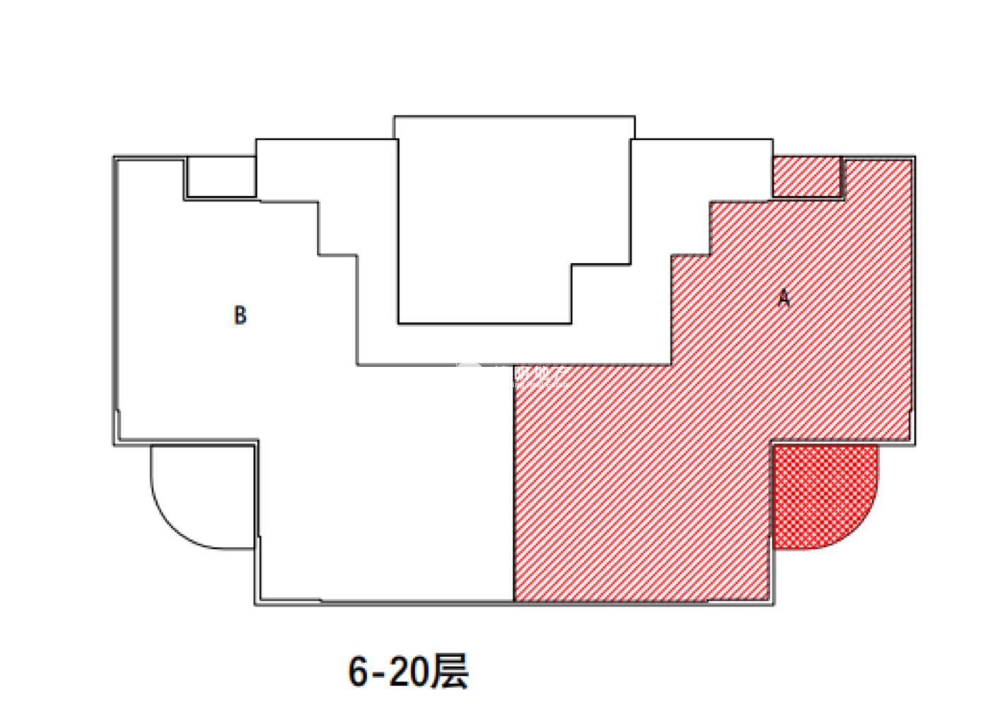 不夜城蓝宝石大厦399平米写字楼出租