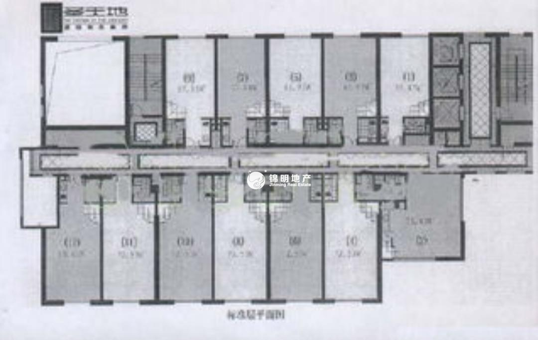 长寿路圣天地商务楼74平米写字楼出租