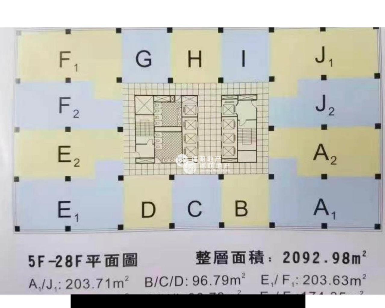 徐家汇兆丰环球大厦97平米写字楼出租