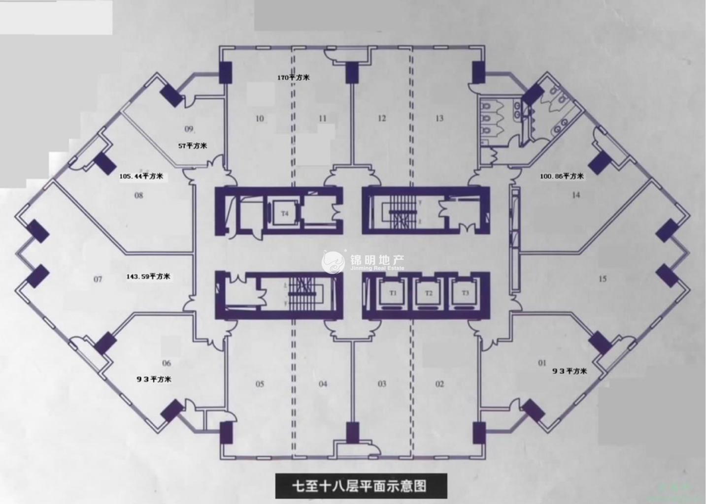 打浦桥致远大厦234平米写字楼出租