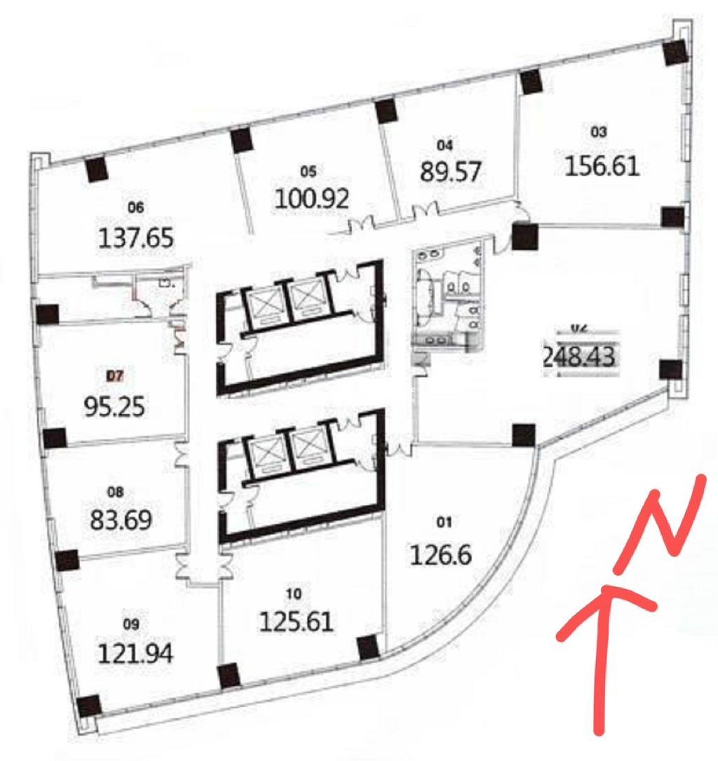 静安寺静安中华大厦85平米写字楼出租