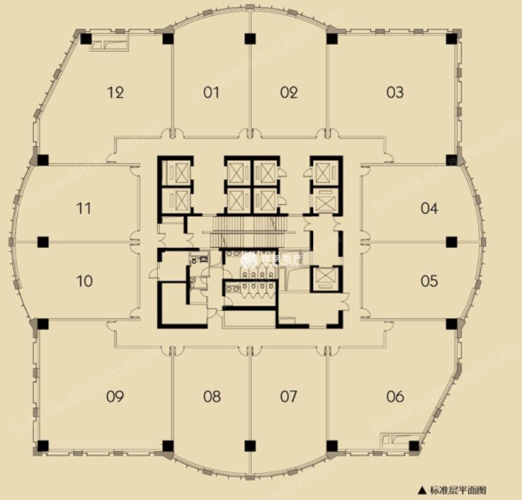 万体馆光启城145平米写字楼出租