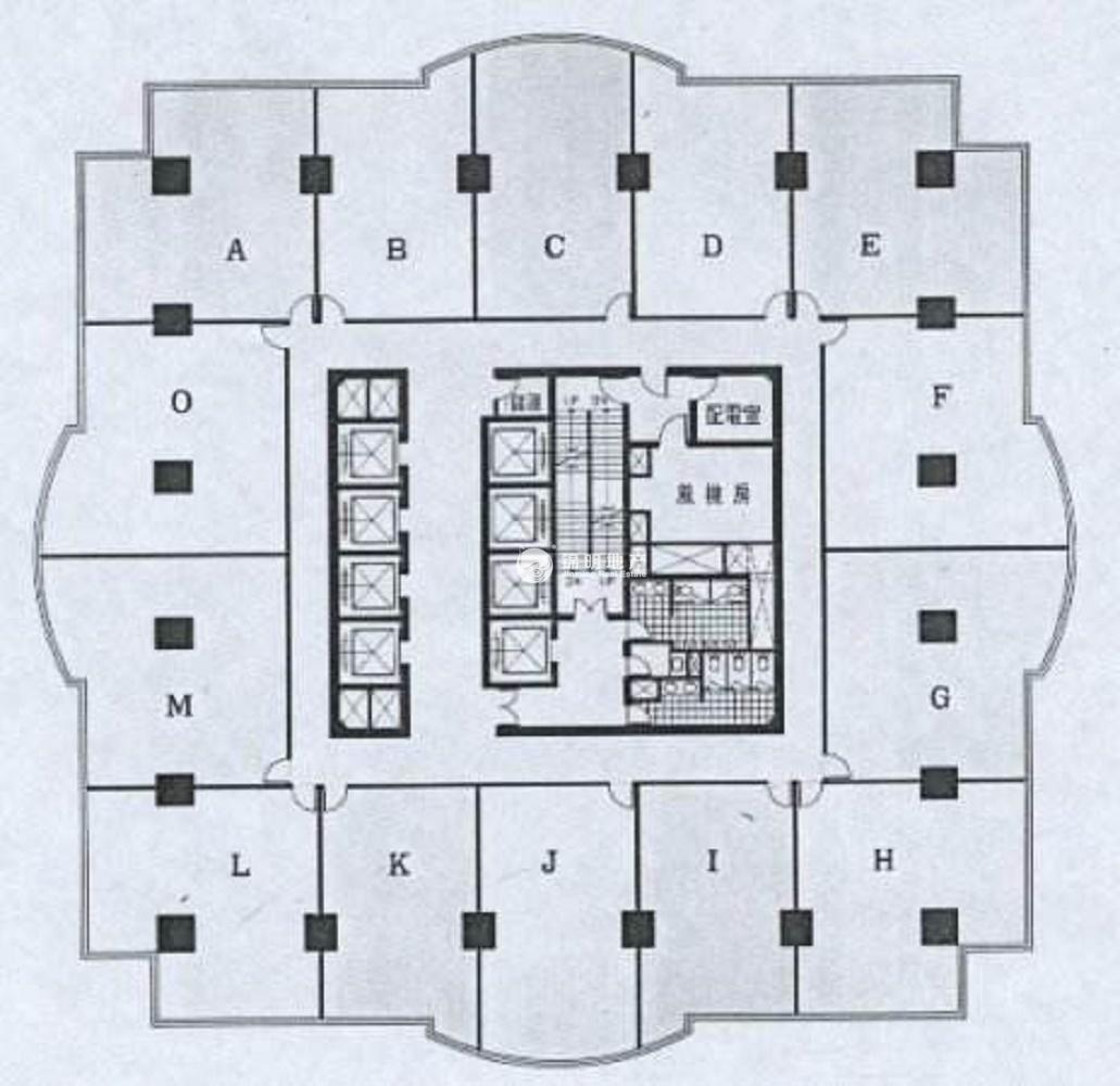 陆家嘴华夏银行大厦378平米写字楼出租