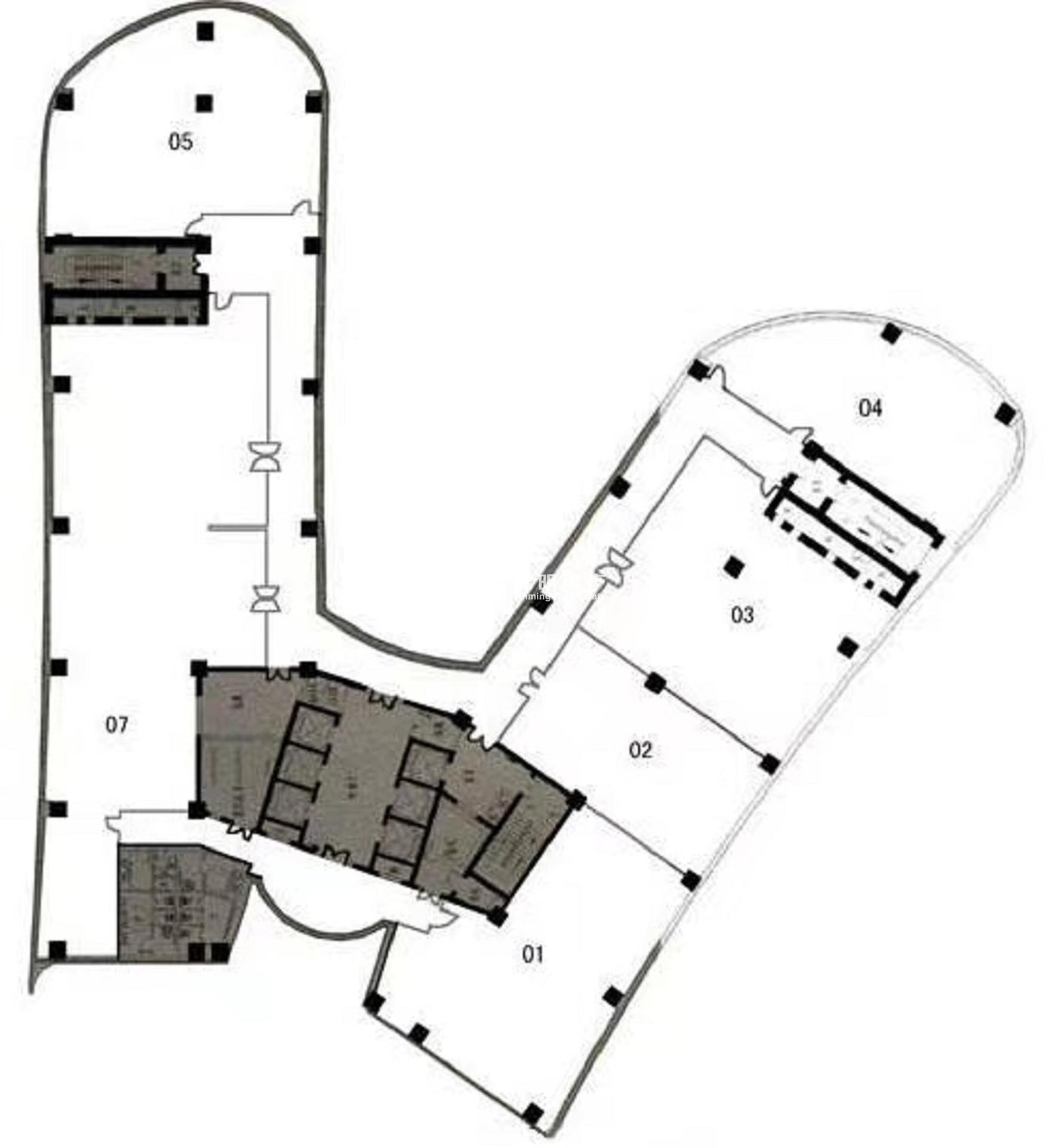 潍坊双鸽大厦285平米写字楼出租