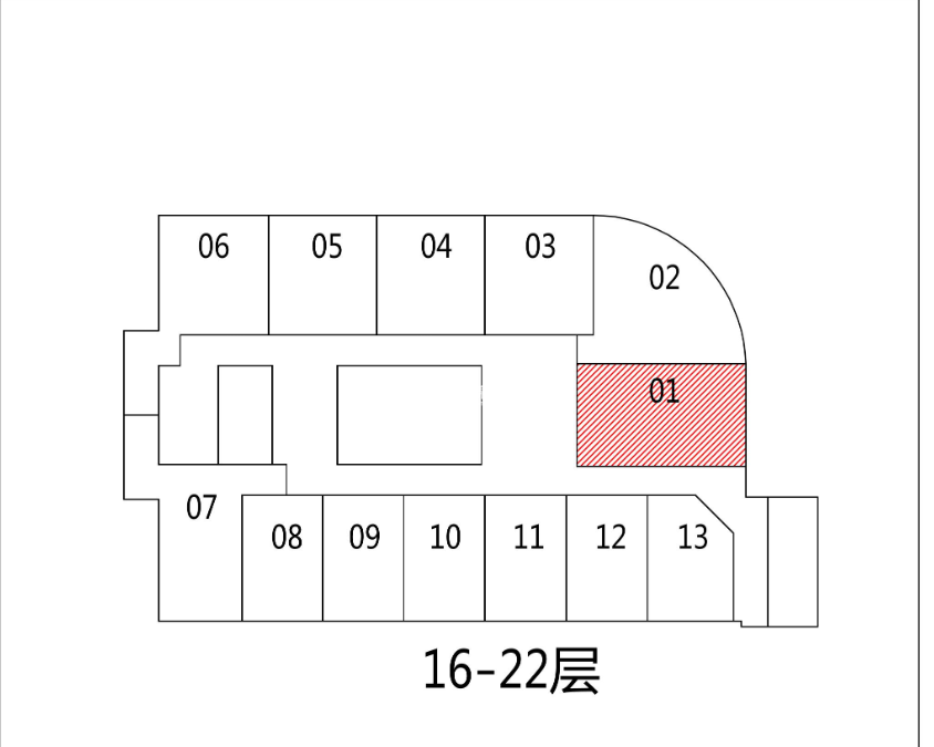 不夜城云华科技大厦85平米写字楼出租