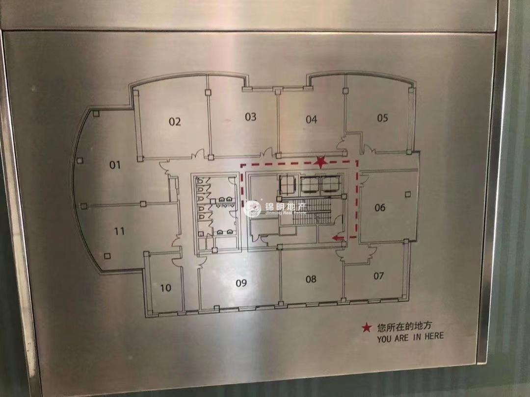 中山公园舜元企业发展大厦38平米写字楼出租