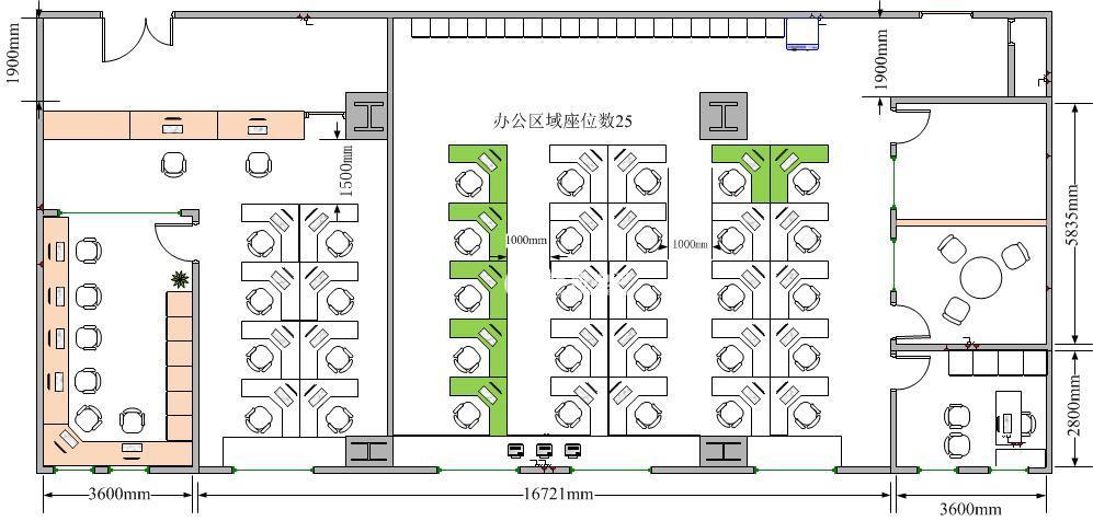 北外滩海湾大厦400平米写字楼出租